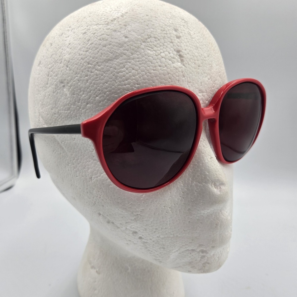 Y2K LUXOTTICA AVANT-GARDE Red Black 1374 Sunglasses Eyeglass Frames Only ITALY